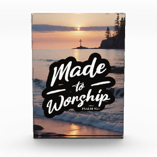 Psalm 95:1 fotoblock