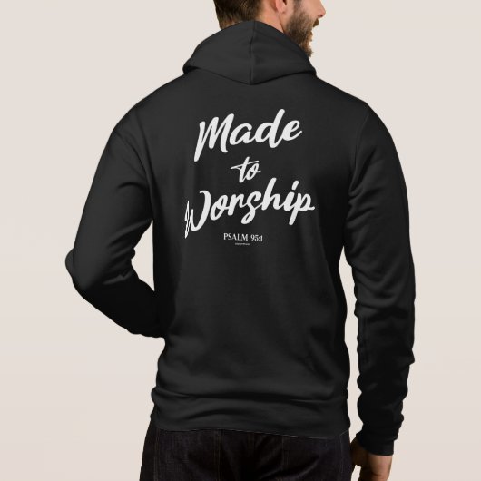 Psalm 95:1 hoodie (Rückseite)