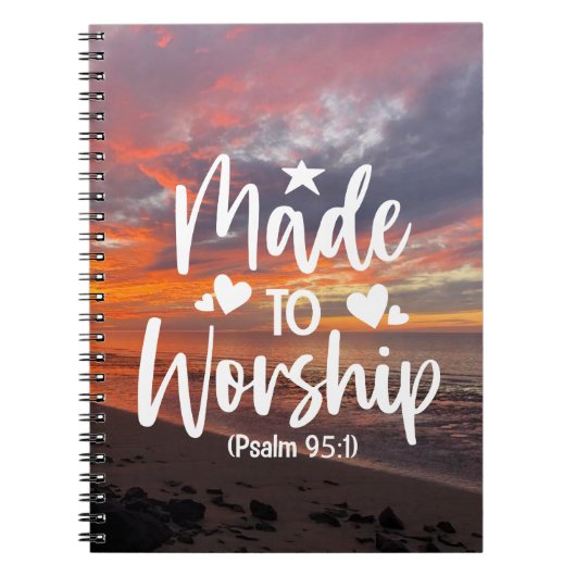 Psalm 95:1 notizblock (Vorderseite)