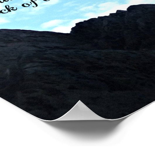 Psalm 95:1 O kommt, lass uns singen zum Herrn Poster (Ecke)