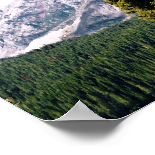 Psalm 95:1 O kommt lass uns singen zum Herrn.. Poster (Ecke)