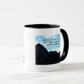 Psalm 95:1 O kommt, lass uns singen zum Herrn Tasse (VorderseiteRechts)