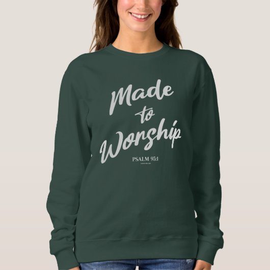 Psalm 95:1 sweatshirt (Vorderseite)