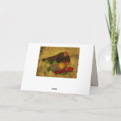 Psalm 95:2 In seine Gegenwart mit Erntedank Karte (Rückseite)