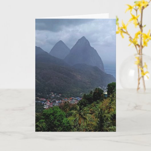 Psalm 95:3-5 Blank Folded Greeting Card Karte (Gelbe Blume)