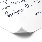 Psalm 95:6 O kommen lass uns anbeten KJV Poster (Ecke)