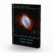 Psalm 96:8a auf James Webb Space Telescope Image Fotoblock (Rechts)