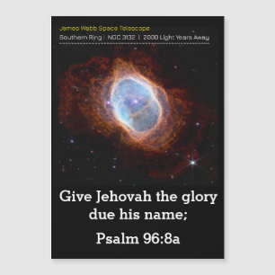 Psalm 96:8a-Schrift für 2025 Magneteinladung