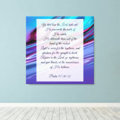 Psalm 97:10-12 leinwanddruck (Insitu (Holzboden))