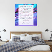 Psalm 97:10-12 leinwanddruck (Insitu (Schlafzimmer))