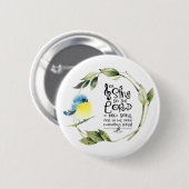 Psalm 98:1 Singt zum Herrn a New Song Bible Verse Button (Vorne & Hinten)