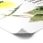 Psalm 98:1 Singt zum Herrn a New Song Bible Verse Poster (Ecke)