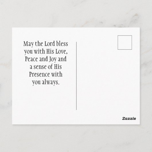 Psalm 98:1 Singt zum Herrn a New Song Bible Verse Postkarte (Rückseite)