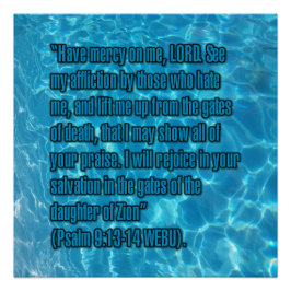 Psalm 9:13-14 WEBU Poster