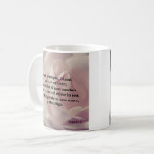 Psalm 9:1-2 Freude an der Rose Gottes Christlich Kaffeetasse (Vorderseite Links)