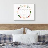 Psalm 9:1, Bibelverse Leinwanddruck (Insitu (Schlafzimmer))