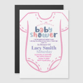 Psalm 9:2 Girl Baby Shower Invitation Magneteinladung (Vorne/Hinten)