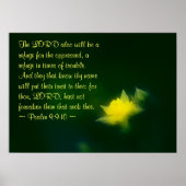 Psalm 9:9-10 poster (Vorne)