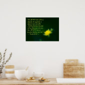 Psalm 9:9-10 poster (Küche)