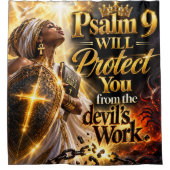 Psalm 9 duschvorhang (Vorderseite)