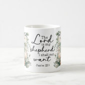 Psalm Bibelvers Blumen Tasse (Mittel)