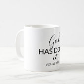 Psalm Bibelvers Christlich Kaffeetasse (Vorderseite Links)