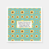 Psalm biblical quotes serviette (Vorderseite)