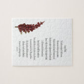 Psalm, Blumenpuzzle der grünen Pflanze Puzzle (Horizontal)