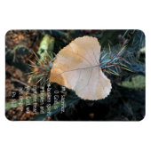 Psalm Broken und Kontrite Herz Leaf Magnet (Horizontal)