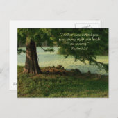 Psalm des Komforts Postkarte (Vorne/Hinten)