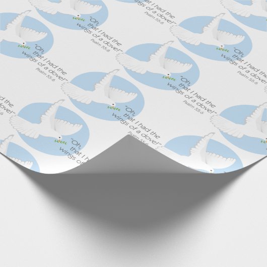 Psalm Dove Geschenkpapier (Ecke)