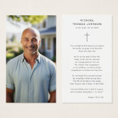 Psalm-Foto-Gebetskarte (Vorne & Hinten)