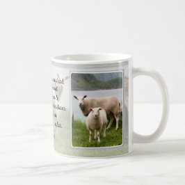 Psalm für Schafe und Lämmer 23 Kaffeetasse