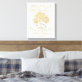 Psalm Ließ die Schrift "Field & Trees Sing/Rejoice Leinwanddruck (Insitu (Schlafzimmer))