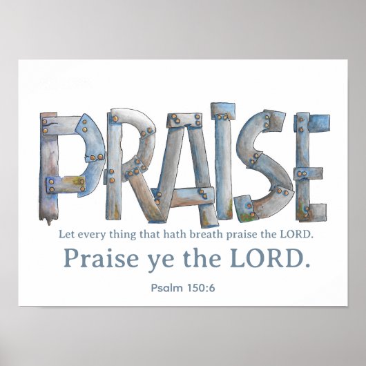 Psalm Lobpreis Poster (Vorne)