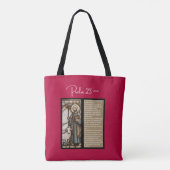 Psalm-Meldung - Psalm 23 - Tote Tasche (Rückseite)