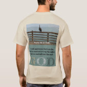 Psalm-Meldung - Psalm 46-10 - Short Sleeve Tan T-Shirt (Rückseite)