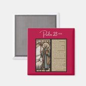 Psalm-Nachricht: Psalm 23 - Square Magnet (Vorderseite/Rückseite)
