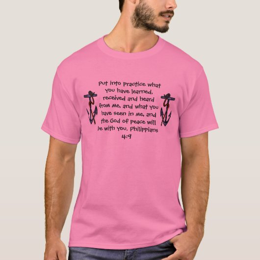 Psalm Philippians biblical quote T-Shirt (Vorderseite)