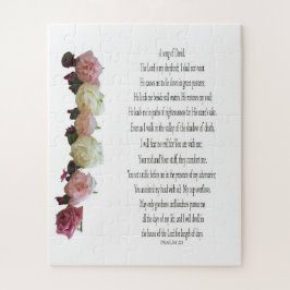 Psalm, Rose Weiße Blume, herausforderndes Puzzle