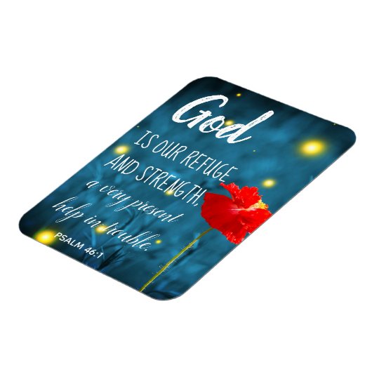 Psalm Scripture Magnet | Zitat der Inspirationsbib (Linke Seite)