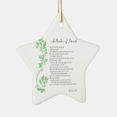 Psalm von David Der Herr ist mein Schäferbibel Ver Keramikornament (Rechts)