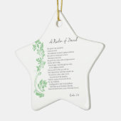 Psalm von David Der Herr ist mein Schäferbibel Ver Keramikornament (Links)