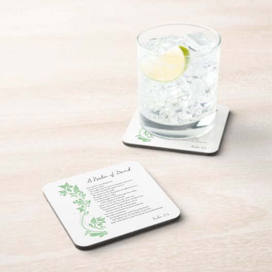 Psalm von David Der Herr ist mein Schäferbibel Ver Untersetzer (Rechte Seite)