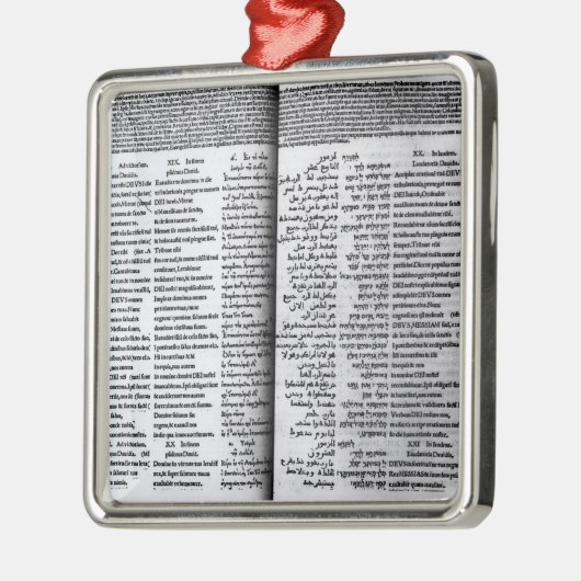 Psalm von David: Psalterim Octaplums, 1516 Ornament Aus Metall (Links)