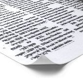 Psalm von David: Psalterim Octaplums, 1516 Poster (Ecke)