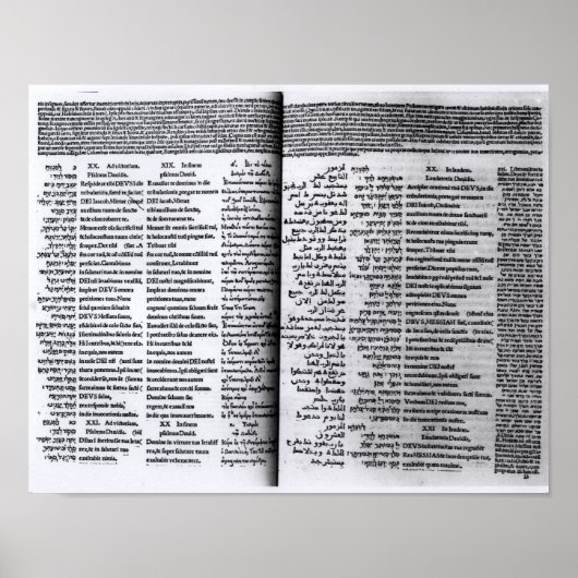 Psalm von David: Psalterim Octaplums, 1516 Poster (Vorne)