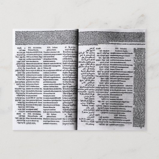 Psalm von David: Psalterim Octaplums, 1516 Postkarte (Vorderseite)