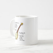 PSALME 33: Paise der Lord mit dem Banjo Kaffeetasse (Vorderseite Links)
