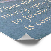 Psalmen 102:13 mit Pensacola Beach Sunrise Poster (Ecke)